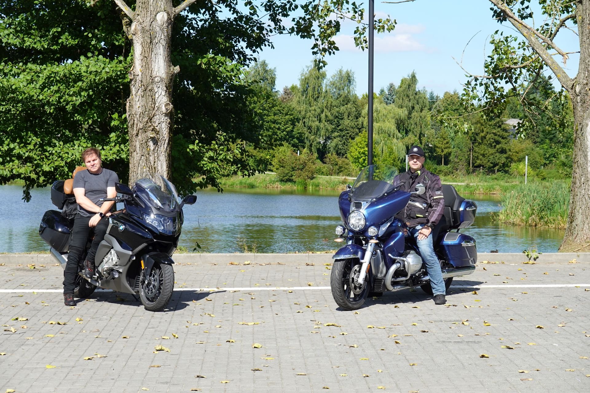 Marek & Iżu testują motocykle BMW K-1600 GTL i R-18 Transcontinental.JPG