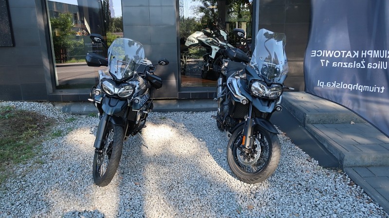 Motocykle testowe - Triumph Tiger 800 XCA i Tiger 1200 XCA.JPG